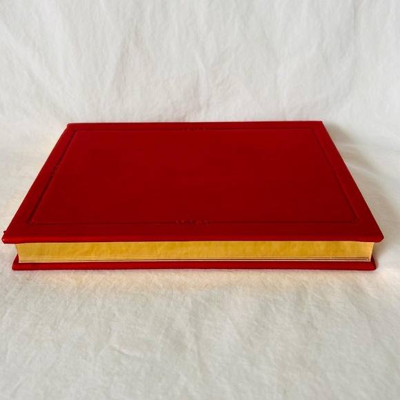 Graphic Image Journal 9" Leather Hardcover 224 Lined Pages RED - Picture 6 of 11